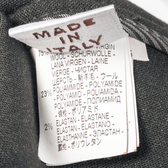 Brunello Cucinelli Anthracite Stretch-Wool Quilted Zip-Hem Trousers - Picture 11 of 13